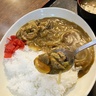 個性的なカレー3杯！しいたけカレー・大豆のスパイスカレー・もつカレー