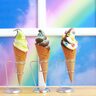 【新店・雨のち虹】弥彦大鳥居のすぐそばに、ソフトクリーム専門店ができました！