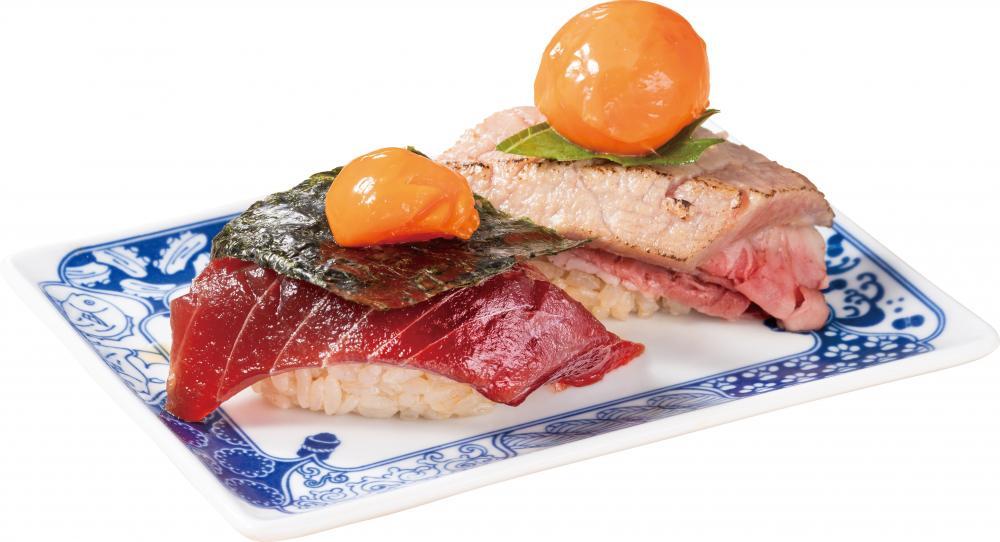 杉玉　約35センチ×2個‼️お客様ご注文品♪ 2倍サイズの「中とろ」が97円だと！？「鮨 酒 肴 杉玉」の