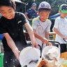 「元気に大きく育つんだぞ！」　三浦市児童が小網代湾でマダイ稚魚放流