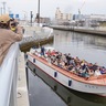 船上で堀割川を体験　磯子区が根岸湾巡る企画