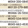 ＤＶ問題の専門家に聞く　｢警察以外｣も環境整備を