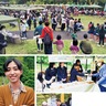 城跡に笑顔あふれる　賑わう元八マルシェ