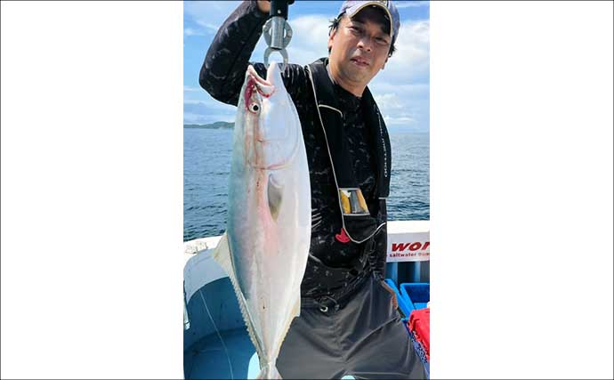 沖釣り釣果速報】五島灘のライトジギング＆タイラバでヤズ2.5kg