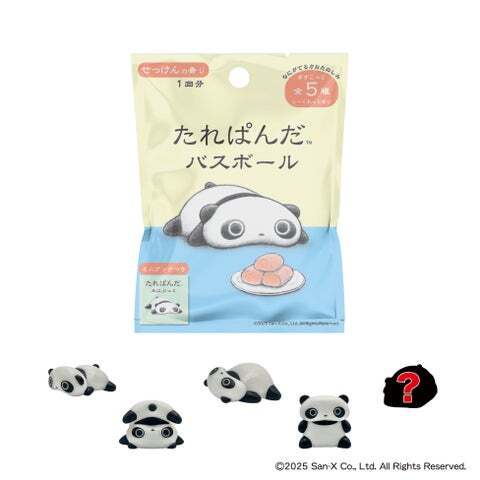 平成レトロ「たれぱんだ バスボール」発売！全5種のマスコットをゲット