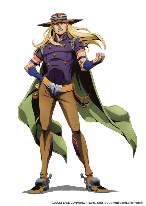 ジョジョの奇妙な冒険 スティール・ボール・ラン ティザーPVに加えてメインキャスト&キャラクタービジュアル解禁