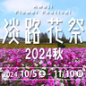 コスモスなどの花咲き誇る淡路島の秋を讃える「淡路花祭2024秋」