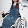 市内在住車いすモデル　玉置陽葵さん