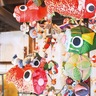 早くも五月飾り　旧奥津邸長屋門で展示