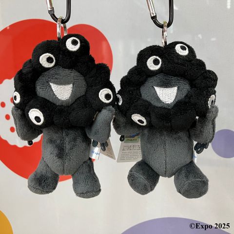 大阪万博 黒いミャクミャクぬいぐるみキーホルダー ミャクミャク ぬいぐるみ 大阪万博 黒 ブラック キーホルダー