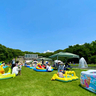 大小様々なビニールプールが登場！水鉄砲も　須磨離宮公園で「ちゃぷちゃぷプールで遊ぼう！」開催　神戸市