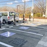 寒川町　役場駐車場にEV充電器　4台分を一般開放