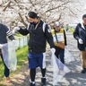 三菱ケミカル　渋田川で美化活動　社員など41人がごみ拾い