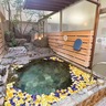 川崎の銭湯が花風呂に　緑化フェアにあわせて