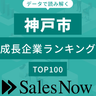 『神戸市に本社がある成長企業ランキングTOP100』が発表されてる。1位は1年間で従業員数3倍