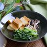 小松菜と厚揚げとしめじの煮物
