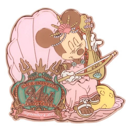 【時計】ミニー♡24周年　ディズニーシー　マーメイドラグーン　ウォッチ 時計】ミニー♡24周年 ディズニーシー マーメイドラグーン