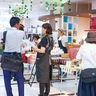 初マルシェ大盛況　厚木ガス中町ショールーム