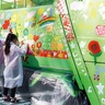 アートなゴミ収集車完成　一色小60周年