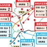犯罪発生マップ　前月上回る認知件数　11月の伊賀地域