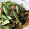 夏野菜のシンプルレシピ「緑野菜の蒸し焼き」