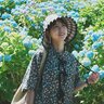 コマタを探せ！見頃のあじさい庭園からこんにちは！