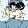 眠る時も猫優先【猫マンガ】男の猫道