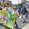 核廃絶訴え、まち中行進　葉山町、逗子市で