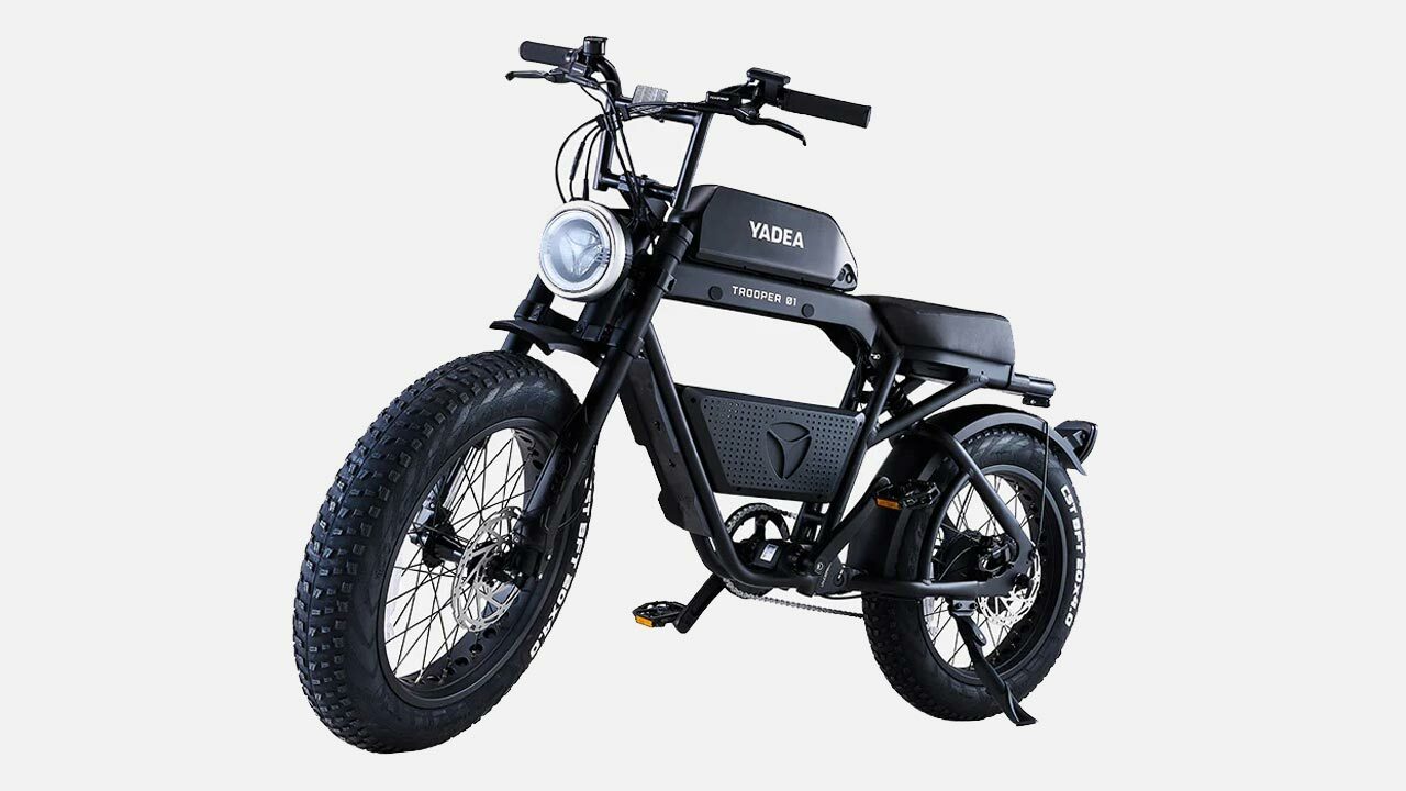 YADEA、電動アシスト自転車「TRP-01」発売。安定感の高い極太タイヤを 