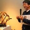 【富士川楽座の特別企画展「御宿至ー進化する記憶の造形ー」】富士宮市の彫刻家御宿至さんの近作ずらり。周到な計算と直感のせめぎ合い
