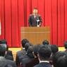 「未来に続くまちづくり意識しよう」、四日市市の仕事始め式で森智広市長