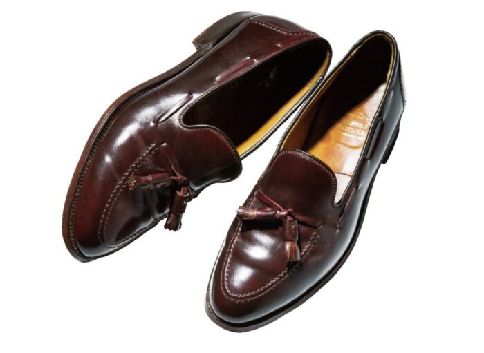 ビンテージ　Alden　タッセル　ローファー　レザー　シューズ オールデン 01925 タッセルローファー ブラック BROOKS BROTHERS