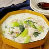 チンゲン菜のクリーム煮