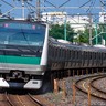 JR埼京線に最強の敵現る　『ロマサガRS』5.5周年で電車ジャック広告が実現
