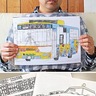 障害者アート上井さん　｢バスと電車で笑顔届け｣　３月１日から初の作品展
