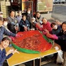 キムチ作りで新春交流　秦野・坡州友好協会