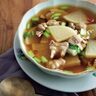 【冬のあったかスープ】大根と豚バラ肉、とうがらしのスープ