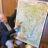 広域散策地図が完成　商議所副会頭の原さん企画