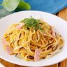 ベーコンと玉ねぎの和風パスタ