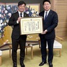 鬼木監督に市民特別賞　これまでの功績たたえ