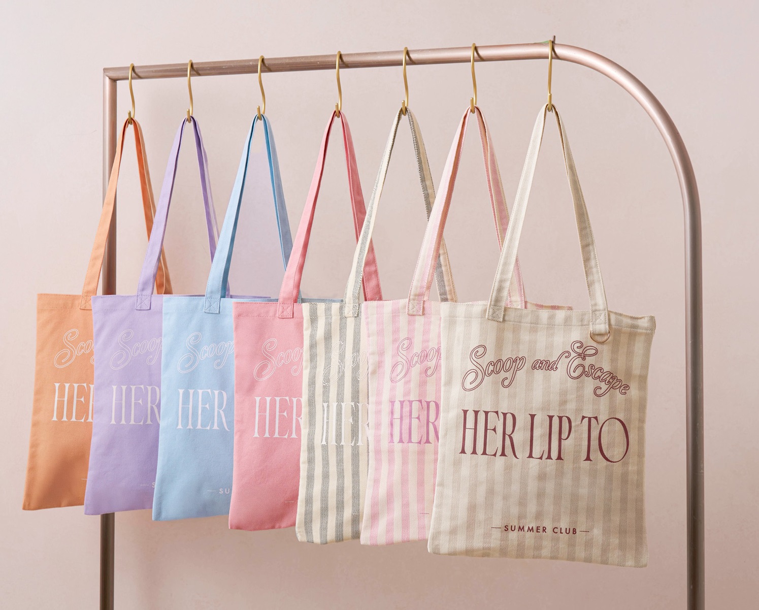 herlipto ice cream トートバッグ ピンクストライプ herlipto ice cream トートバッグ ピンクストライプ - メルカリ