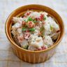 レンジで簡単「里芋の梅サラダ」レシピ。皮は捨てずに食べつくす！