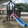 【竪町公園】都市高速道路の高架下にある公園　日差しや雨を避けて遊べる（北九州市小倉北区）