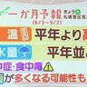 【気温は平年より高め】北海道の週間天気予報＆最新の一か月予報　2日（金）から／気象予報士執筆