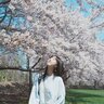 ゴールデンウイークにお花見ドライブ！“余市川桜づつみ“へ　春コーデで川沿いをお散歩