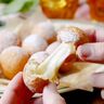 白玉粉なし。チーズボール