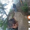 山の岩場から滑落する42歳男性　360度カメラが捉えた映像に衝撃「幸運だった」（中国）