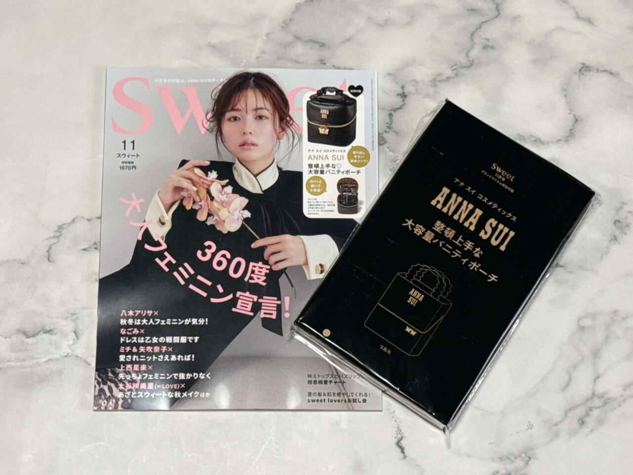 ANNASUI 大容量バニティ&ミニポーチ ANNA SUI アナスイ＊大容量 バニティ＆ミニ ポーチ 宝島社 限定