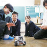 小学生にプログラミング指導　伊賀白鳳高のロボットコース