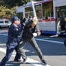 麻生警察署　凶悪事件に備え合同訓練　東急バス、青葉署と連携